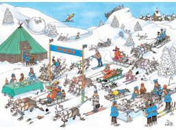 JUMBO Puzzle JvH Sobie závody 500 dielikov