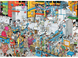 JUMBO Puzzle JvH Továreň na sladkosti 500 dielikov