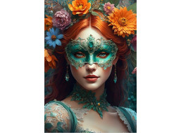 BLUEBIRD Puzzle Karnevalová kráska 1000 dielikov