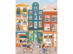 PIECES & PEACE Puzzle Nine Streets, Amsterdam 500 dielikov