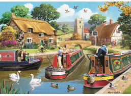 RAVENSBURGER Puzzle Pokojná plavba 1000 dielikov