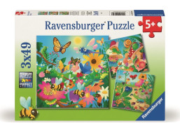 RAVENSBURGER Puzzle Hmyzí kamaráti 3x49 dielikov