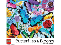 CHRONICLE BOOKS Puzzle LEGO® Motýle a Kvety 1000 dielikov