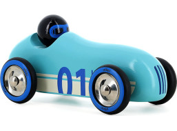 Vilac Drevené auto Old Sport Compet tyrkysové