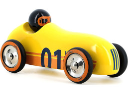 Vilac Drevené auto Old Sport Compet žlté
