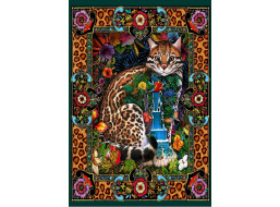GRAFIKA Puzzle Tropická mačka 1000 dielikov