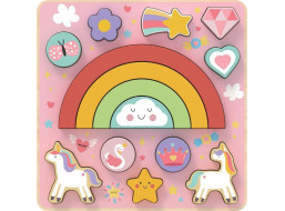 2Kids Toys Balančné puzzle Unicorn 2 v 1