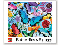 Chronicle Books Puzzle LEGO® Motýle a kvety 1000 dielikov