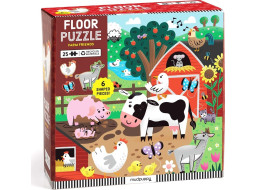 Mudpuppy Podlahové puzzle Kamaráti z farmy 25 dielikov