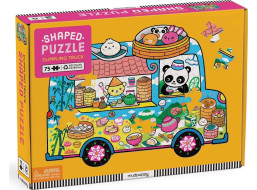 Mudpuppy Puzzle v tvare minibusu s občerstvením