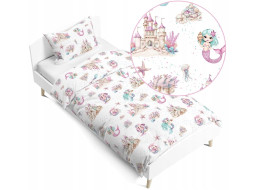 Detské bavlnené obliečky 140x200 cm BABYMAM PREMIUM - Malé morské víly