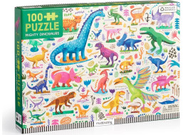 Mudpuppy Puzzle Mocní dinosaury 100 dielikov