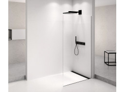 Polysan ARCHITEX BLACK MATT sprchová zástena 1062mm, číre sklo AXB110CL