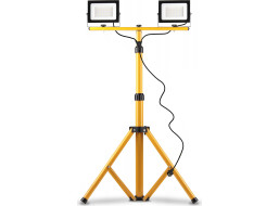 Halogénové LED stavebné svietidlo na stojane RSL005-2x50W