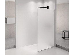 Polysan ARCHITEX BLACK MATT sprchová zástena 1362mm, matné sklo AXB140MT