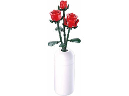 Sluban Flowers M38-B1101-04 Červená ruža vo váze