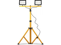 Halogénové LED stavebné svietidlo na stojane 2x30W RSL001-30N