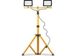 Halogénové LED stavebné svietidlo na stojane 2x20W RSL001-20N