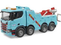 Bruder Scania Super 560R Vyslobodzovacie a odťahové vozidlo so zvukom a svetlom
