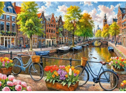 CHERRY PAZZI Puzzle Amsterdamské tulipány 1000 dielikov