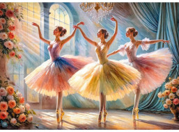 CHERRY PAZZI Puzzle Tri baletky 1000 dielikov