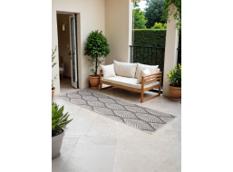 Behúň Duet Liora White/Gray - na von aj na doma