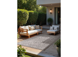 Kusový koberec Duet Kona White/Gray - na von aj na doma