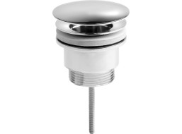 Sapho Umývadlová výpusť 5/4“, neuzatvárateľná, veľká zátka, 5-65mm, chróm CV3004