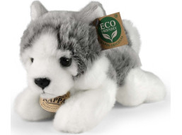 Rappa Plyšový pes husky ležiaci 20 cm ECO-FRIENDLY