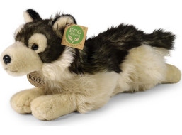 Rappa Plyšový vlk ležiaci 32 cm ECO-FRIENDLY
