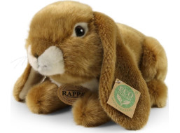 Rappa Plyšový králik hnedý 25 cm ECO-FRIENDLY