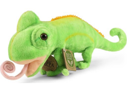 Rappa Plyšový chameleón 30 cm ECO-FRIENDLY