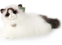 Rappa Plyšová mačka ragdoll ležiaca 35 cm ECO-FRIENDLY