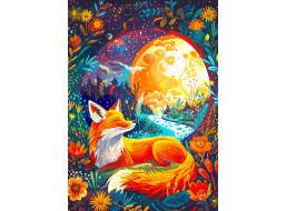 ENJOY Puzzle Mesačná líška 1000 dielikov