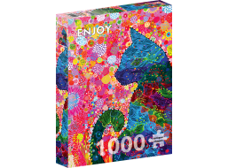 ENJOY Puzzle Premýšľavá mačka 1000 dielikov