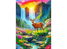 ENJOY Puzzle Raj jeleňov 1000 dielikov