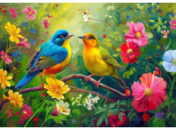 ENJOY Puzzle Zamilovaný duet 1000 dielikov
