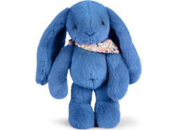 Doudou Plyšový zajačik so šatkou modrý 35 cm