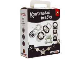 PROFIBABY Sada kontrastných hračiek pre bábätká