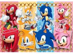 CLEMENTONI Puzzle Ježko Sonic MAXI 60 dielikov
