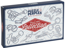 PROFESOR PUZZLE Puzzle & Perplex: Sada kovových hlavolamov 10v1