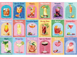 HOP Puzzle Farebné koktaily 1000 dielikov