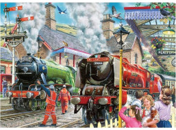 HOP Puzzle Odchod vlakov 1000 dielikov