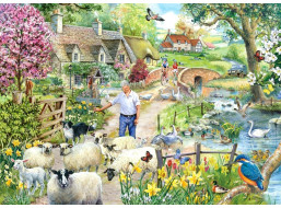 HOP Puzzle Pastierska ulička 1000 dielikov