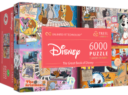 TREFL Puzzle UFT Veľká kniha Disney 6000 dielikov