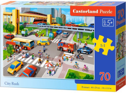 CASTORLAND Puzzle Vyťažená križovatka 70 dielikov