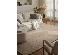 Kusový koberec Eleni - svetlo béžový