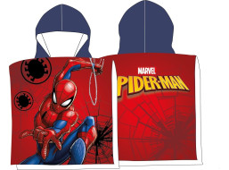 Detská rýchloschnúca osuška s kapucňou SPIDER-MAN 50x100 cm