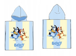 Detská rýchloschnúca osuška s kapucňou BLUEY 50x100 cm