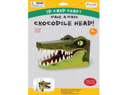 Fiesta Crafts Kreatívna sada 3D maska Krokodíl